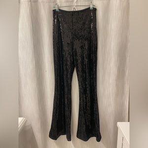 NBD x Marianna Hewitt Maeve Pant in Black Sequin
